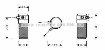 AVA QUALITY COOLING ftd105 -  Осушитель, кондиционер